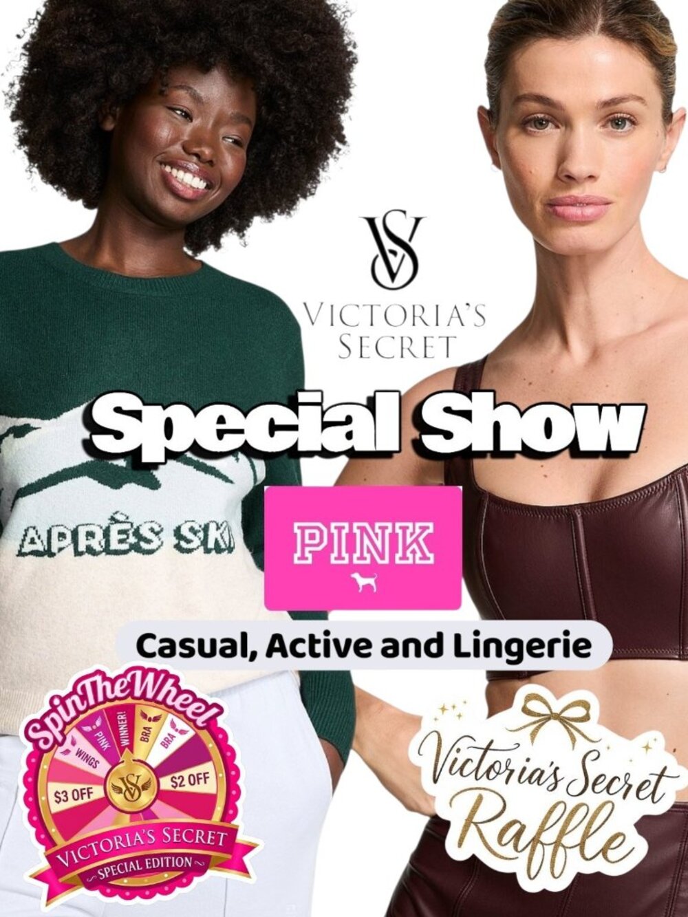Event NWT Victoria Secret & Pink+Aerie+Activewear+RaffleVS,+Giveaway Starts$7